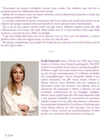 Emili Giancarli – Lisa Johnson L’inganno Volume 2 – Quarta di copertina