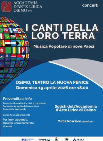 Locandina “I canti della loro terra”