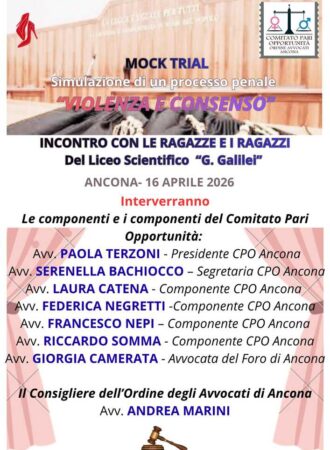 Simulazione processo con gli studenti del liceo Galilei