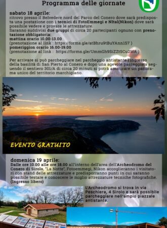 Locandina workshop di fotografia